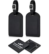 Airkit Genuine Leather Luggage Tags with Gift Box, Privacy Protection Suitcase Tags TSA Approved,...