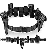 MAOPINER 10 in 1 Police Utility Belt, Tactical Security Guard Duty Belt, Law Enforcement Modular ...