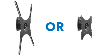 Mount-It! Locking TV Wall Mount, Full Motion TV Mount Anti-Theft Lockable Quick Release VESA Head