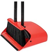 TreeLen Broom and Dustpan Set, 52 inch Broom and Dust Pan Combo for Home