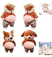 3D Shiba Inu Dog Belly Sticker
