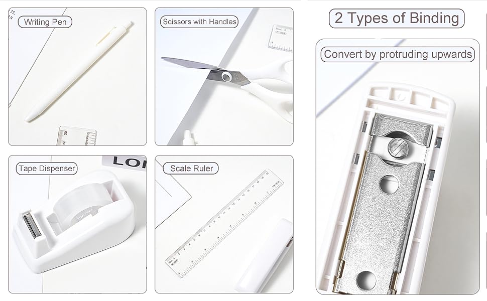 Tape Dispenser, Stapler, Staple Remover, Staples