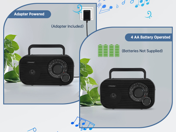 portable radio am fm