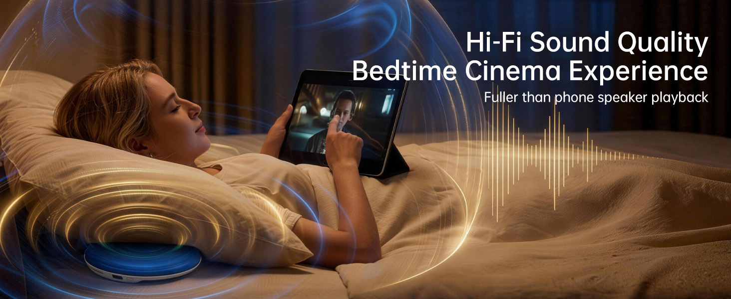 bone conduction pillow speaker