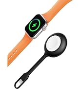 WeeFancy Portable Apple Watch Charger, 1200mAh Magnetic Keychain Wireless Power Bank Watch Charge...