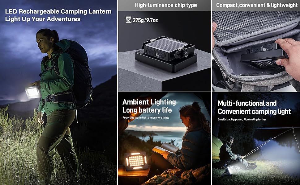 Multi-Functional And Convenient Camping Light