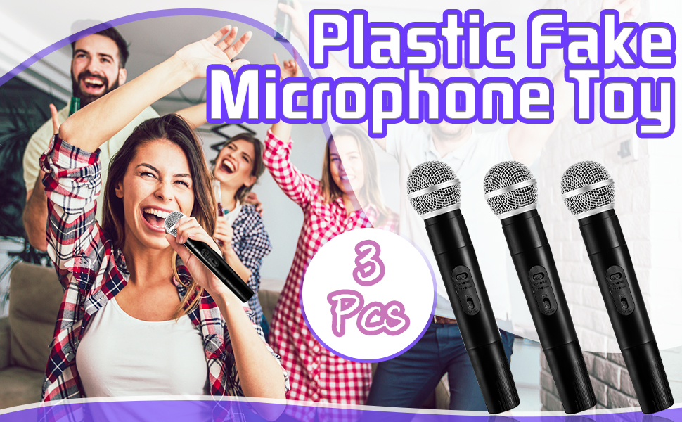 2 Simulated plastic microphone