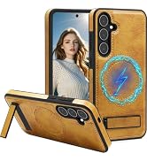 Ephoou for Samsung Galaxy S25 FE Case with Kickstand, Compatible with MagSafe - Strong Magnetic R...