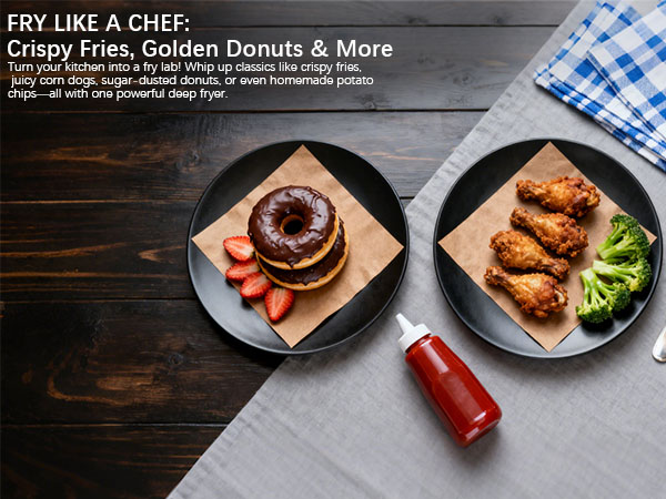 FRY LIKE A CHEF: Crispy Fries, Golden Donuts &amp;amp; More