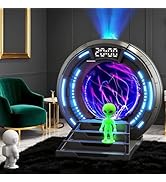 Northern Lights Projector Stargate Galaxy Night Light Plasma Globe Lamp with White Noise Sound Ma...