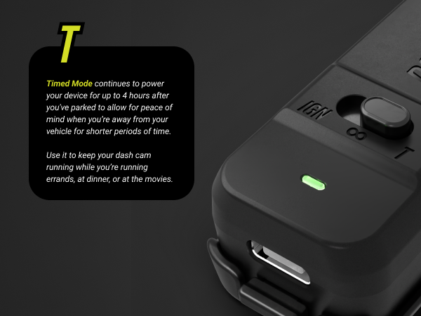 Dongar PRO Parking Mode Dash Cam Power Adapter