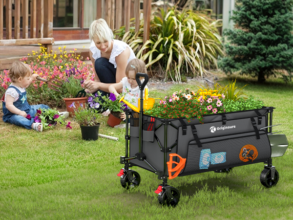 Easier for me to get my supplies from my car to my garden