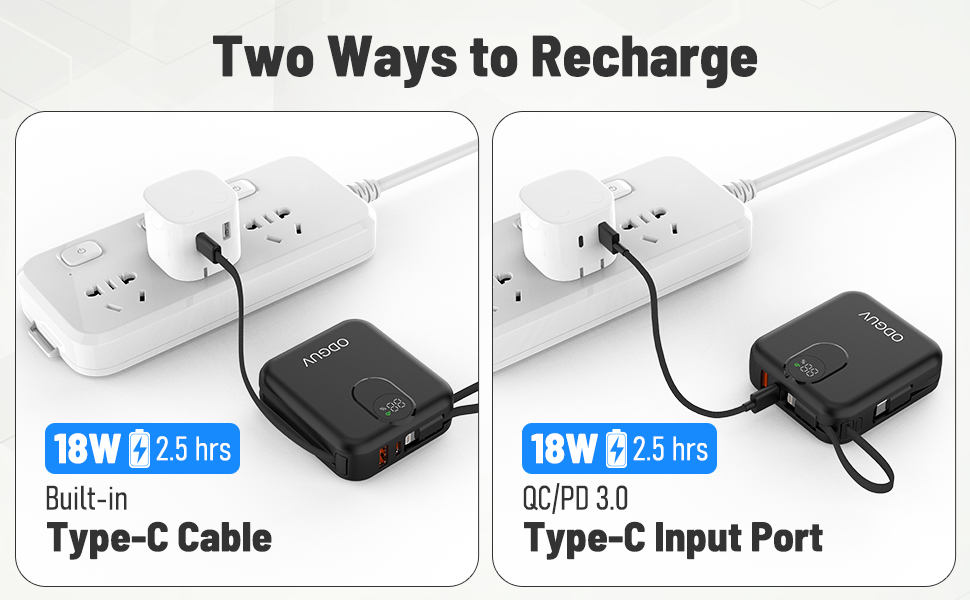 Two Ways to Recharge