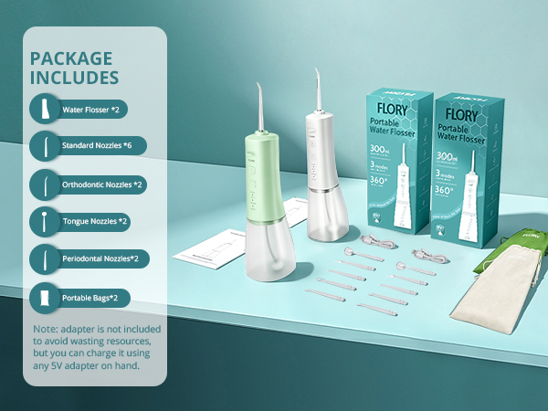 water flosser package