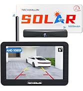 TECXERLLON Backup Camera, Solar Wireless Backup Camera with 5