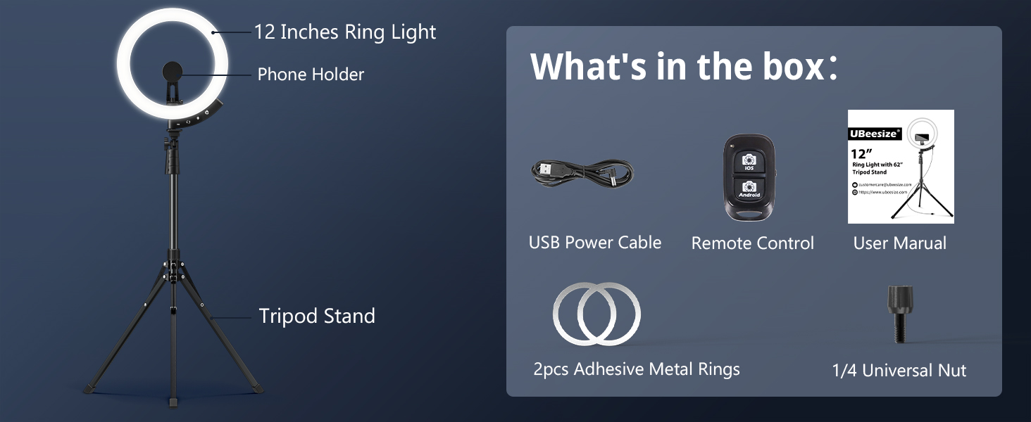 light ring with stand