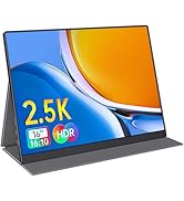 Anyuse Portable 16.0" QHD 2.5K Laptop Monitor - USB C HDMI Gaming Ultra-Slim IPS Display w/Smart ...
