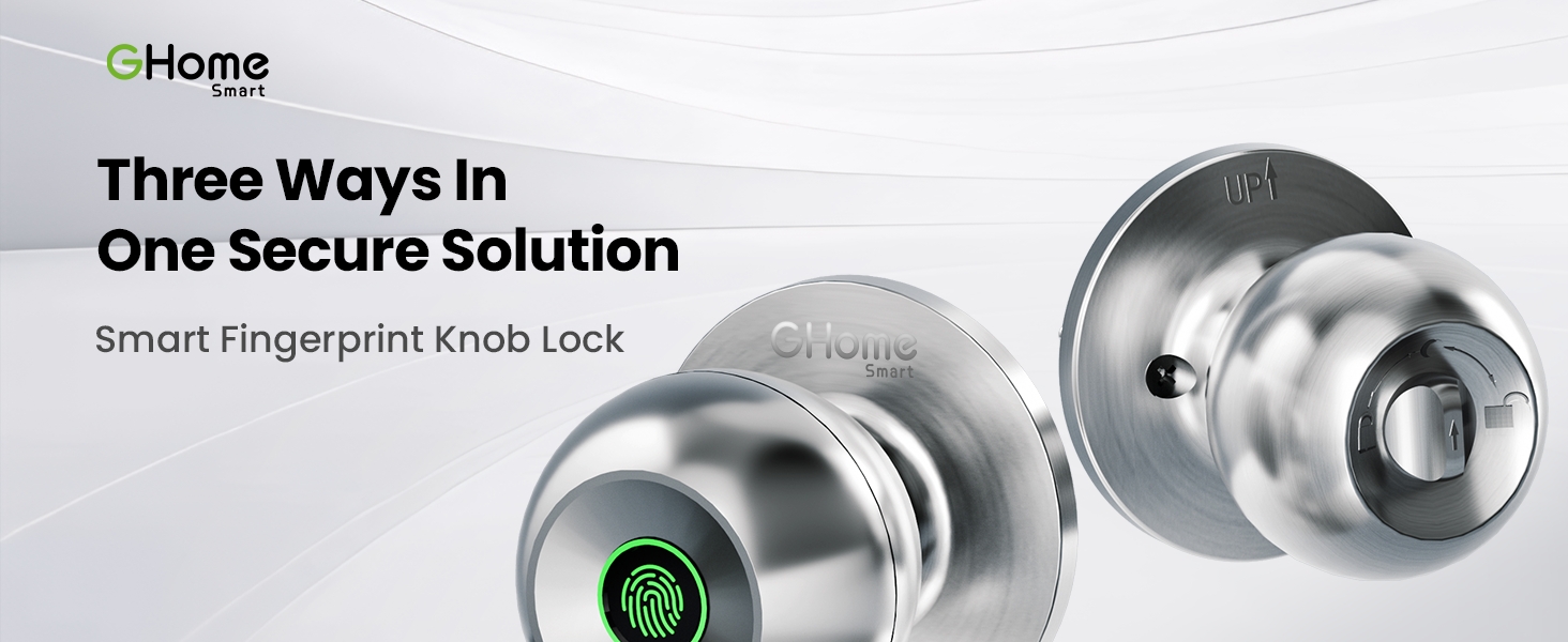 smart fingerprint door knob
