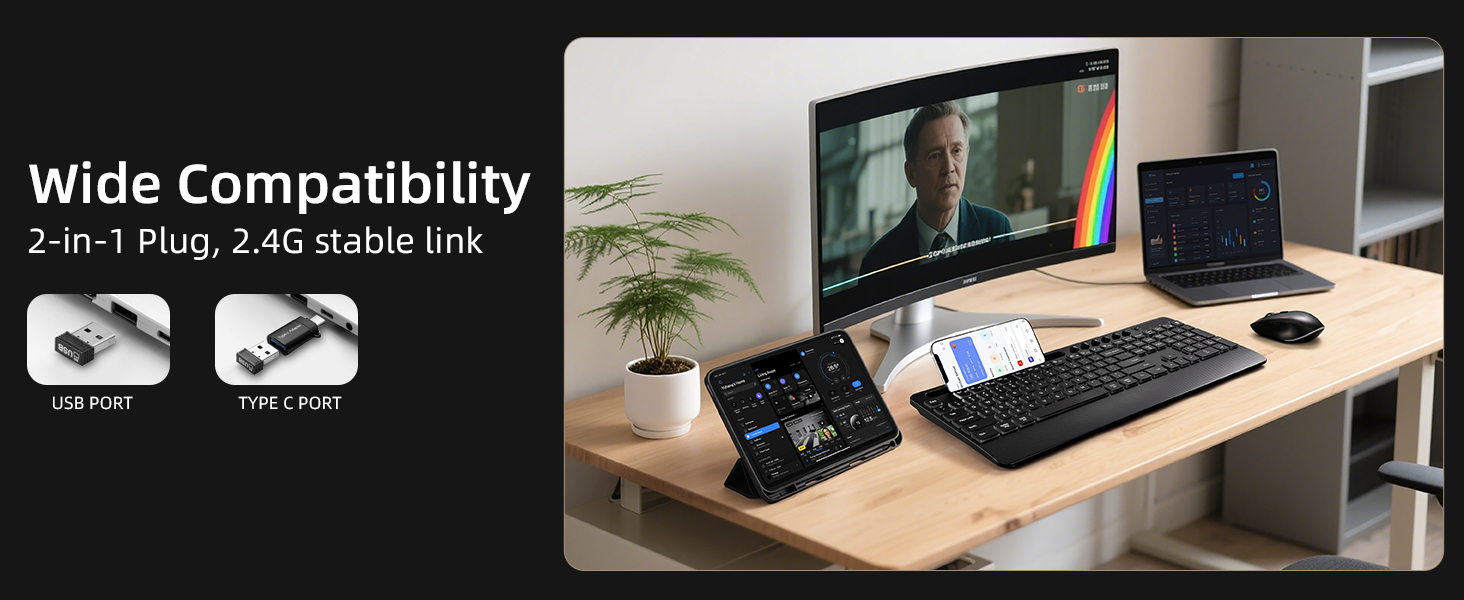 mouse keyboard combo wireless