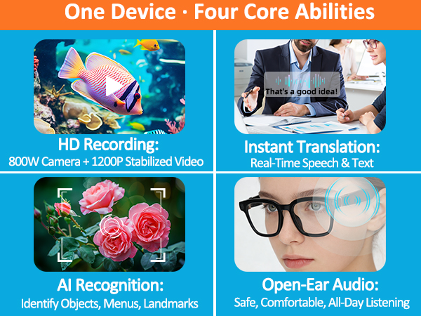 4k video camera glasses