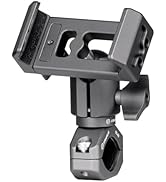 FANAUE Aluminum Motorcycle Phone Holder with 1" Ball Head Adapter Compatible with RAM mounts B Si...