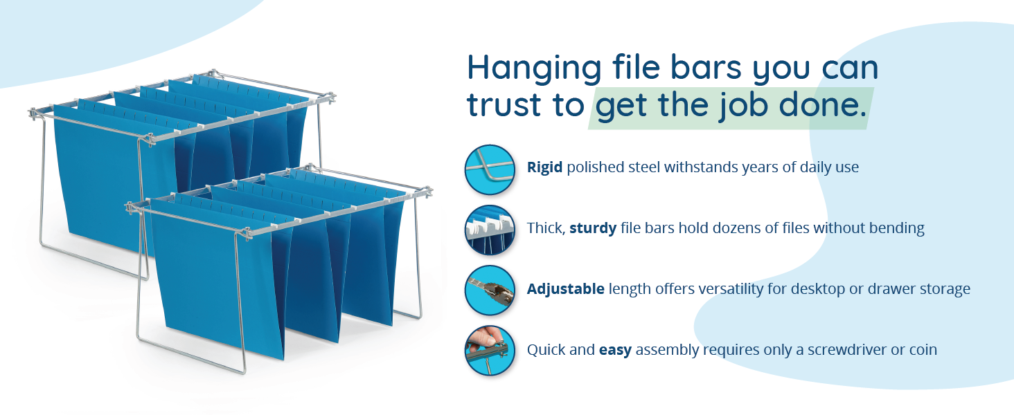 hanging file bars details