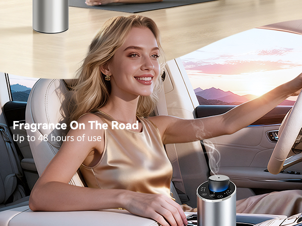 waterless diffuser essential oil scent aromatherapy sentiment portable mini freshener car home room