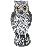 Lawlings Such As Sculpture and Other Lawn Decorations Owl Bird Deterrent Garden Plastic Owls to K...