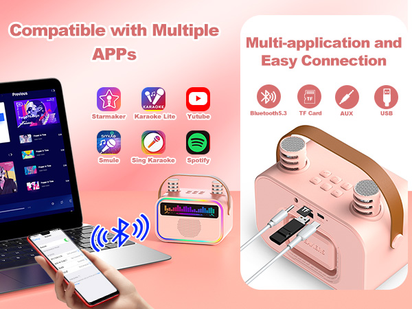 kids karaoke machine for girls