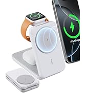 RORRY Portable Charger, 3-in-1 Charging Station 10000mAh Portable Charger Power Bank for MagSafe ...