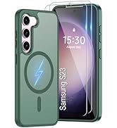 for Samsung Galaxy S23 Case [Compatible with Magsafe] Translucent Matte Magnetic Phone Case,Slim ...