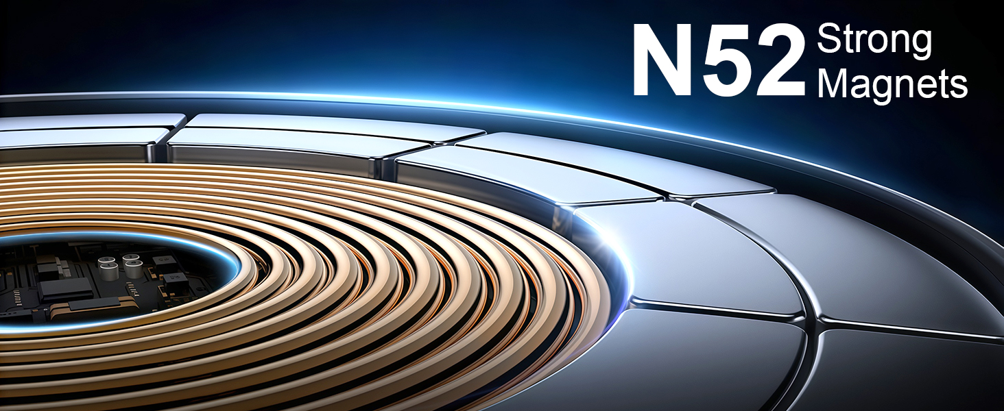 xuenair N52 strong magnets car mount, ultra magnetic phone holder for car, securely hold cellphone