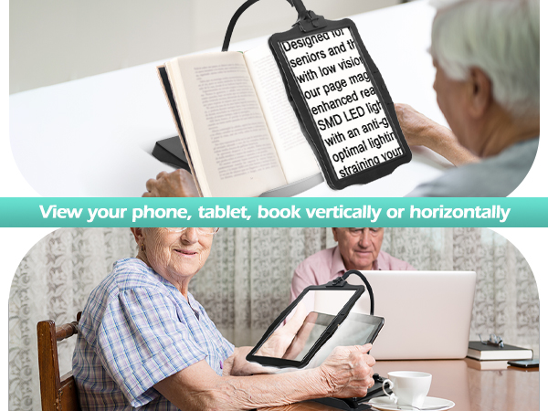 Magnifying Glass with Light and Stand