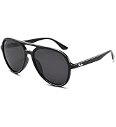 Pro Acme Retro Polarized Aviator Sunglasses for Women Men, 70s Classic Pilot Trendy Shades with U...