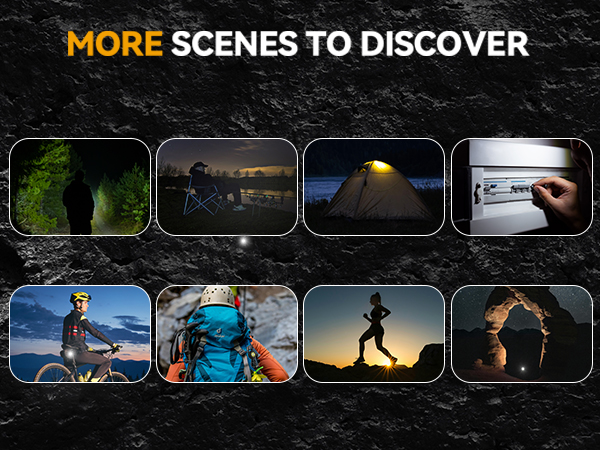 Camping hiking light with keychain