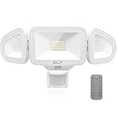 CLY LED Security Lights Motion Sensor Light with Remote, 42W 3600LM Outdoor Motion Light 4 Modes ...