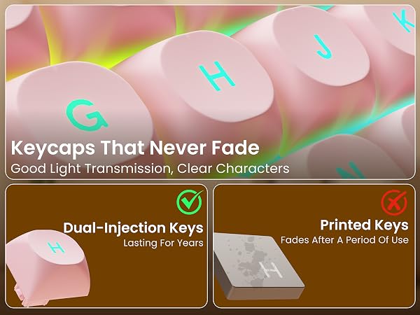 creamy keyboard and mouse