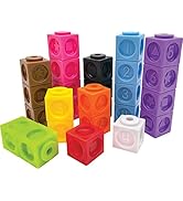 Teacher Created Resources Numbers and Shapes Connecting Cubes, Set of 100