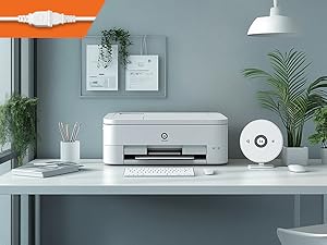 Application of power extension cord in home printer