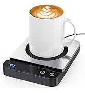 Mug Warmer,Coffee Mug Warmer with 3-Temp Settings,304 Stainless Steel Coffee Warmer with Digital ...