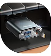 [2025 Ultra-Slim, 75% Less Space] Car Charger for iPhone 16 Pro Fast Charging, Retractable Car Ch...