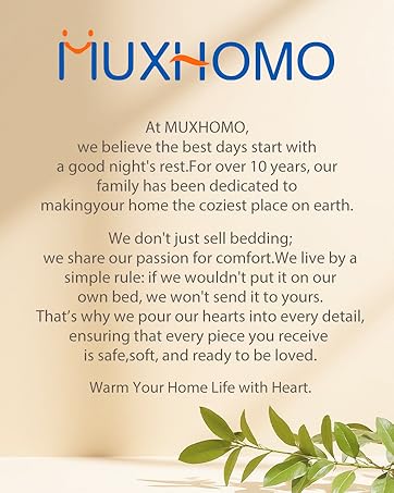 MUXHOMO bedding set