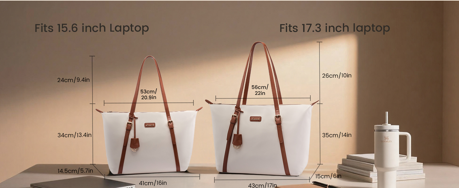 LOVEVOOK Laptop Tote Bag for Women Work 15.6 Inch Large Computer Purse Tote Bags for Teacher Nurse