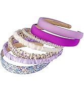Ooosonlu Fashion Pearl Hairbands Set - Non-Slip Hair Accessories with Different Patterns for Wome...
