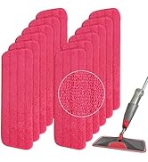 Replacement Microfiber Mop Pad for Rubbermaid Reveal Spray Mop - 12 Pack Wet &amp; Dry Floor Cleaning...