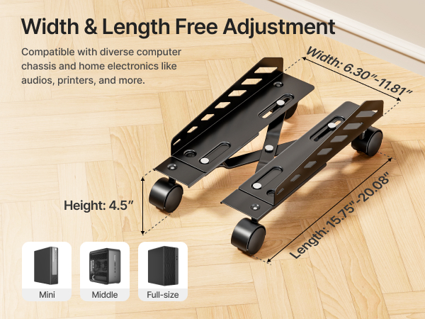 pc stand for floor