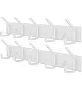 evory 2 Pack Coat Rack Wall Mount, 16.65 Inch Heavy Duty Metal Coat Hooks for Hanging, Wall Hook ...