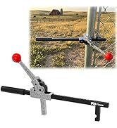 Chain Link Fence Stretcher Tool, Ratcheting Wire Fence Tightener &amp; Puller for Woven Wire Fence, 3...