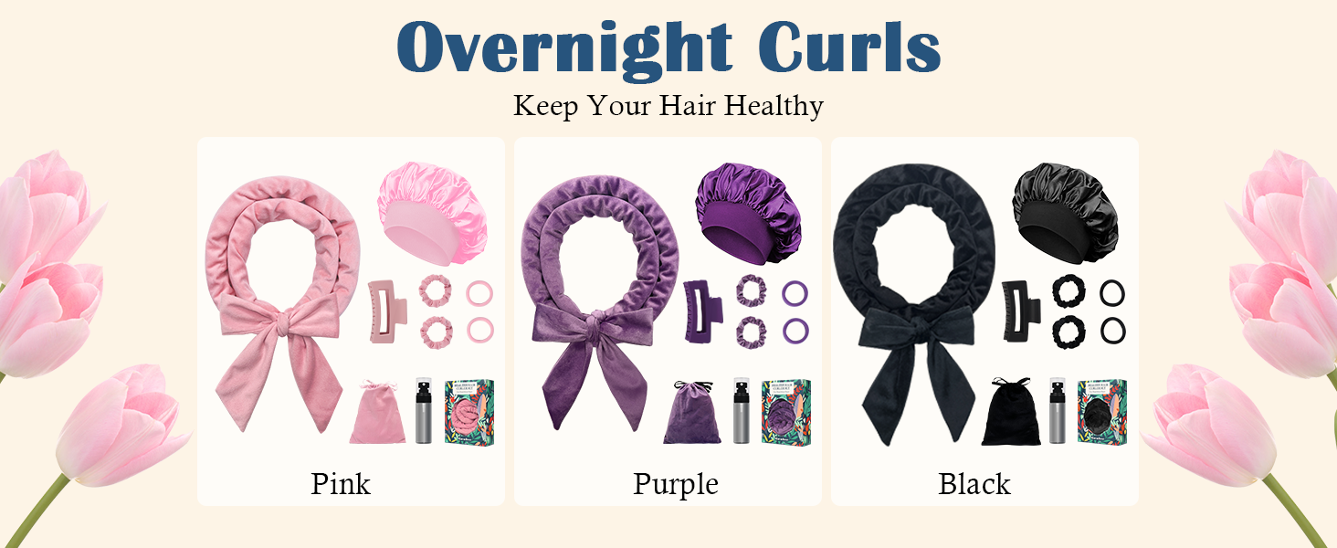 no heat curling headband