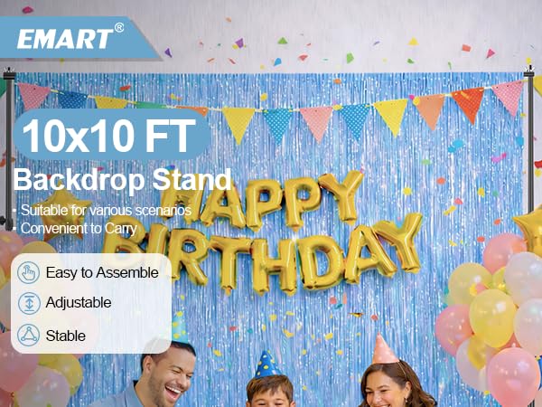 EMART 10x10FT Backdrop Stand